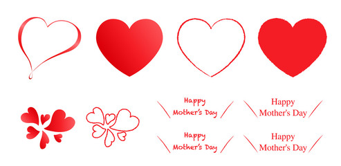 ハートのバリエーションセット