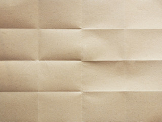 texture of folded kraft paper