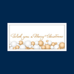 vector christmas background with calligraphy:wish you a merry christmas. design for cards, gifts, print