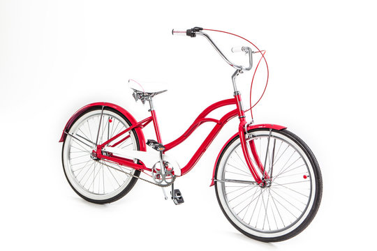 bicycle isolated on white background