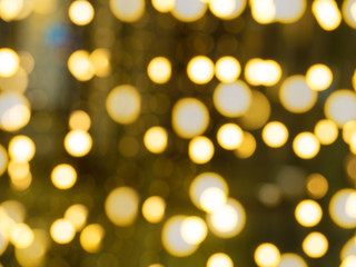 Gold and yellow bokeh background.