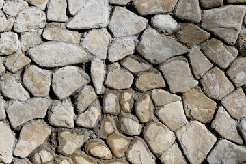 the texture of the masonry