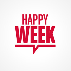 Fototapeta premium happy week