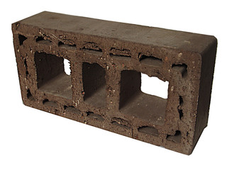 isolated Luxury rustic brick for construction.
