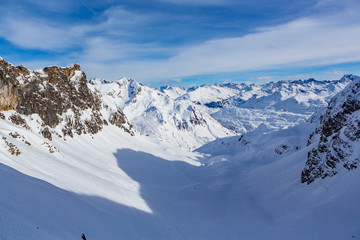 Fototapeta na wymiar Ski resort Lech