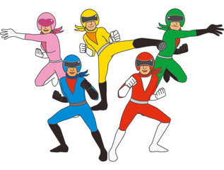 戦隊ヒーロー　集合