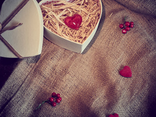 Festive flower English rose composition on the white background. Top view, flat lay. Birthday, Mother's, Valentines, Women's, Wedding Day concept.