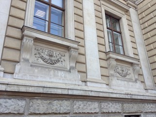 facade of an old building