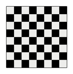 Obraz premium black pictogram on white background. flat style. chess icon for your web site design, logo, app, UI. chess board symbol. empty chess board.