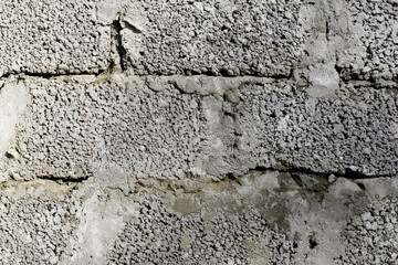 masonry of foam blocks