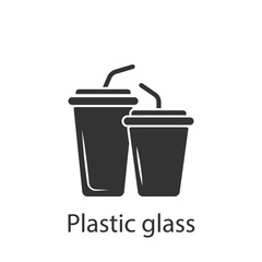 Plastic cup icon. Element of drink and food icon for mobile concept and web apps. Detailed Plastic cup icon can be used for web and mobile