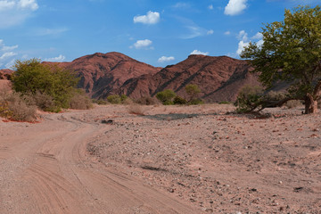 Steinwüste in Namibia Afrika