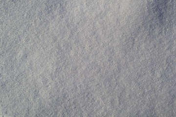 The texture of the snow surface 