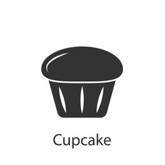 Cupcake icon. Element of drink and food icon for mobile concept and web apps. Detailed Cupcake icon can be used for web and mobile