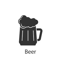 A glass of beer icon. Element of drink and food icon for mobile concept and web apps. Detailed A glass of beer icon can be used for web and mobile