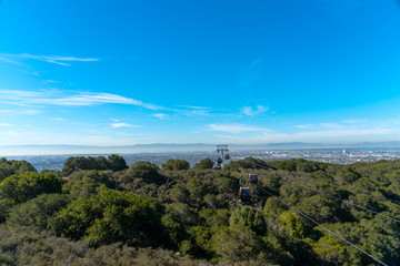 Obraz premium panoramic view of the Oakland and San Francisco