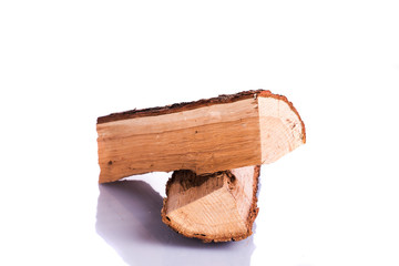 Cut logs of fire wood 