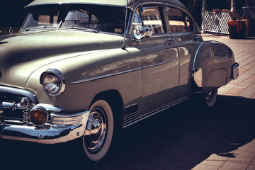 Fototapeta na wymiar Havana Cuba Classic Cars on the street