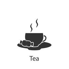 Tea with candy icon. Element of drink and food icon for mobile concept and web apps. Detailed Tea with candy icon can be used for web and mobile