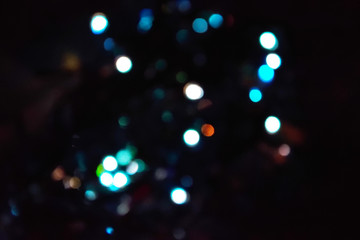 Christmas blur light bokeh abstract