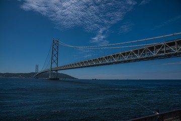 Obraz premium Akashi-Kaikyo Bridge