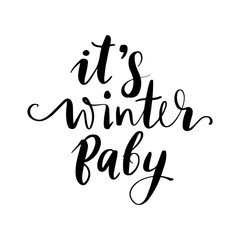 Vector hand drawn lettering phrases. Merry Christmas and Happy New Year