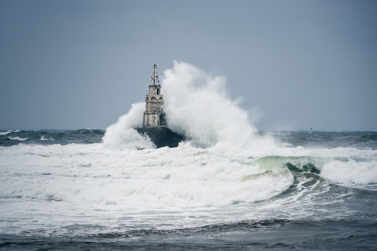 Storm in Black sea