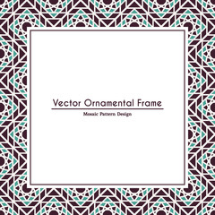 Vector Ornamental Decorative Frame