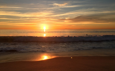 Fototapeta na wymiar Laguna Beach sunset
