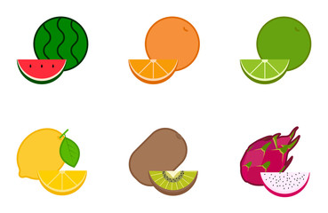 Fruits 6 icons