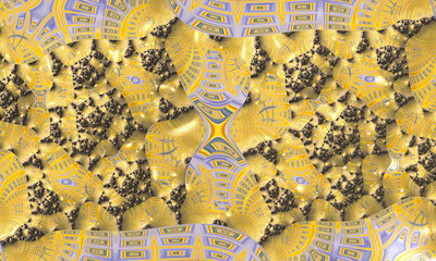 Surreal structure of abstract stones. Background for art projects, business, banner, template, card. 3D illustration