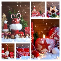 Nikolaus Collage - Weihnachten  Nikolaus Stiefel