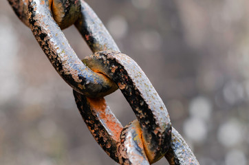 Drawbridge Chain Close-up
