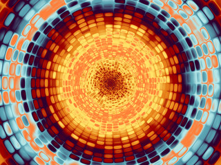 Beautiful abstract background for art projects, cards, business, posters. 3D illustration, computer-generated fractal