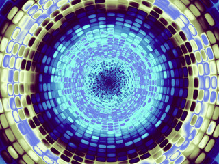 Beautiful abstract background for art projects, cards, business, posters. 3D illustration, computer-generated fractal