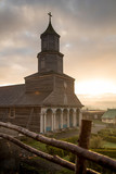 Nercon Church on Chiloe Island, Chile