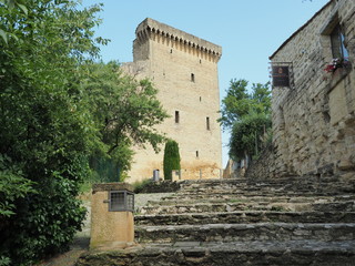 Châteauneuf-du-Pape – Ruine der ehemaligen päpstlichen Sommerresidenz    © hajo100