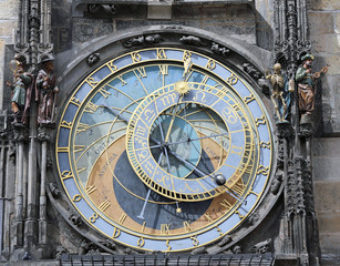 Prague Astronomical Clock  is an old clock in Prague  Czech Repu