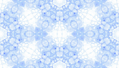 Violet seamless pattern. Amusing delicate soap bub