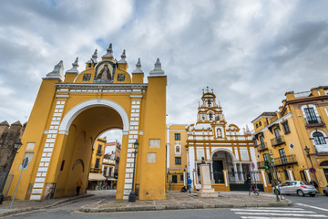 The door of the Macarena in Seville, Spain.