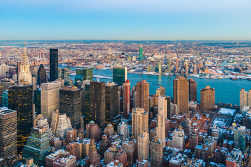 Dusk in Midtown, New York, United States.