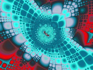 Beautiful abstract background for art projects, cards, business, posters. 3D illustration, computer-generated fractal