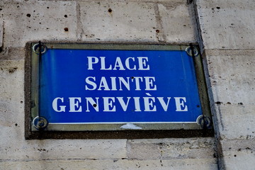 place sainte Geneviève; Paris; France