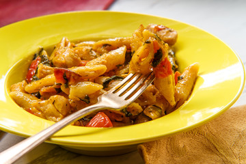 Creamy Tuscan Pasta Chicken