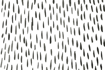 Black ink abstract background with waves and strokes on white paper background. Trendy look. Chaotic abstract organic design