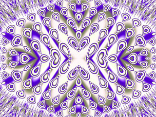 Many beautiful hearts to Valentine's Day, Mother's Day, Father's day. 3D illustration