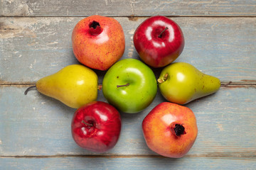 Fresh color fruits