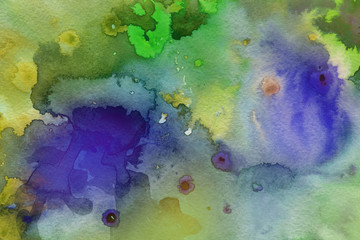 Bright colorful marble paper textures on white background. Chaotic stylish abstract organic design.