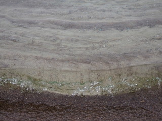 Winter waves on the beach