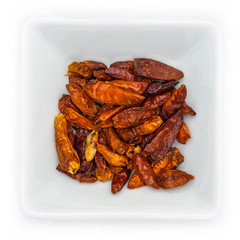 Chilies getrocknet rot scharf